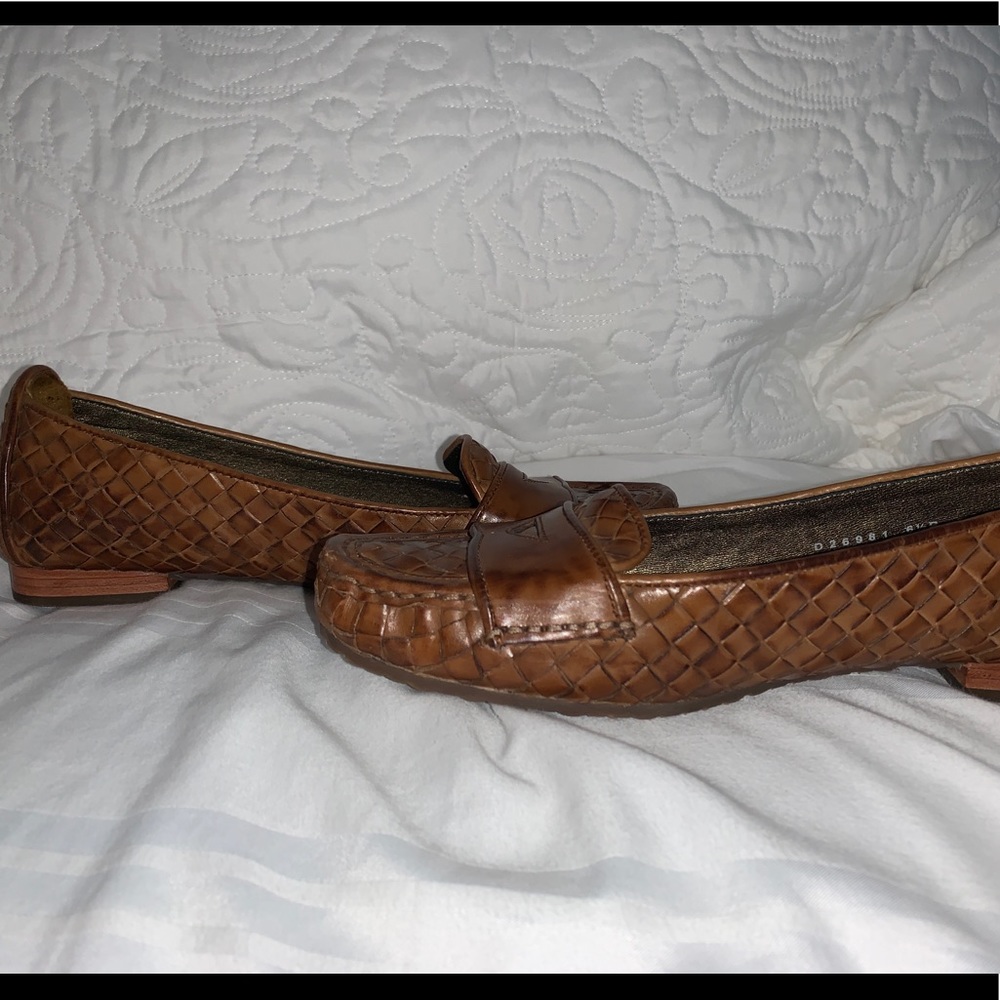 Brown loafers